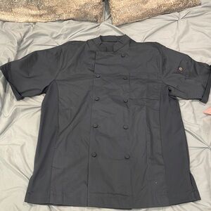 Brand new Chef Works, chef, short sleeve, coat with sleeve pockets breast pocket